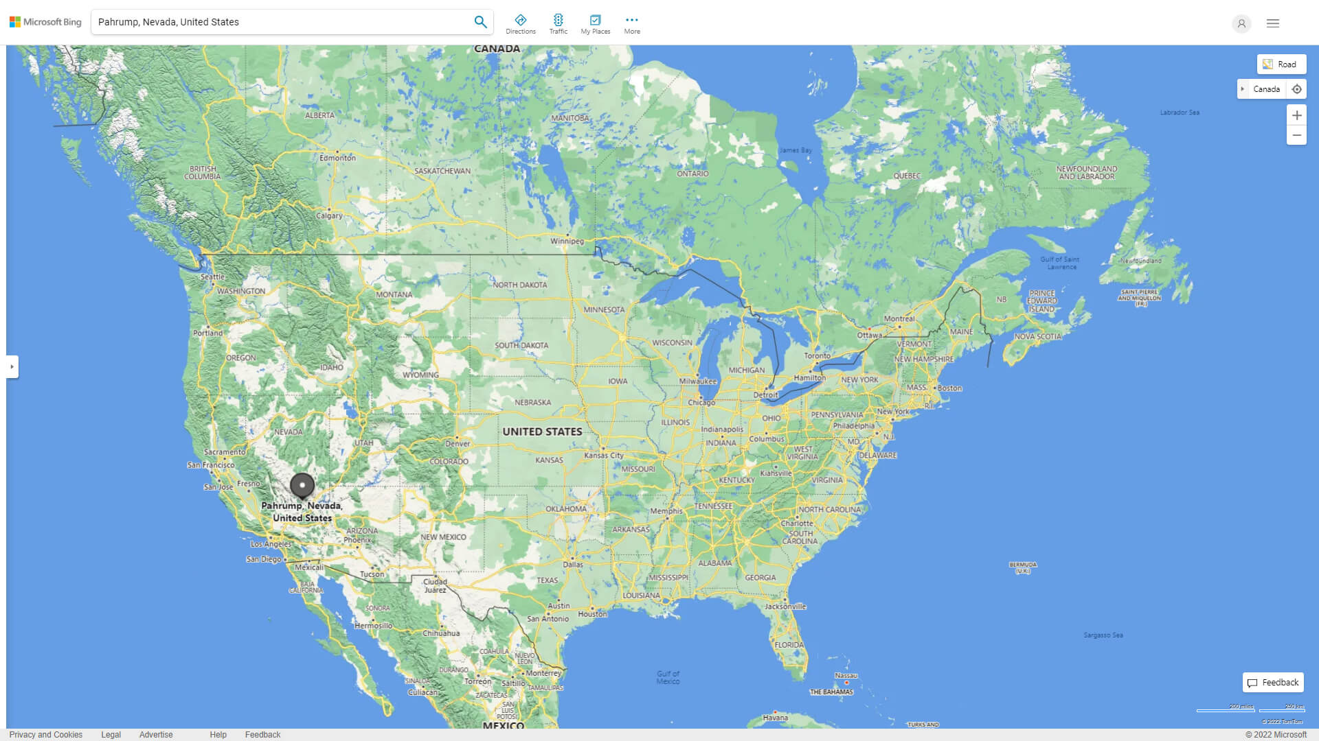 Where is Pahrump in the US